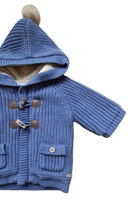 Mayoral Newborn Boys Knitted Toggle Coat