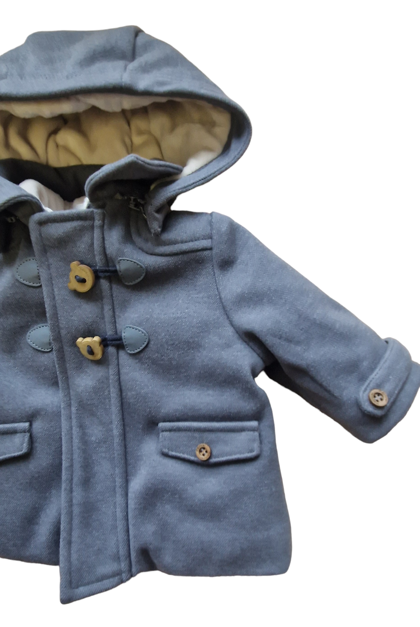 Mayoral Newborn Boys Soft Duffle Coat