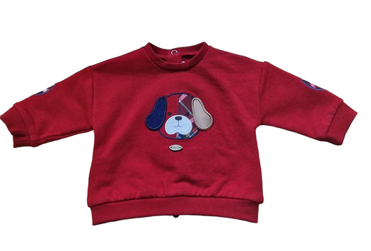 Mayoral Newborn Boys Sweatshirt With Playful Puppy Ears