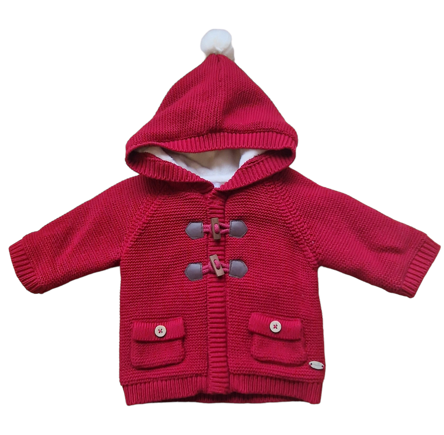 Mayoral Newborn Boys Knitted Toggle Coat