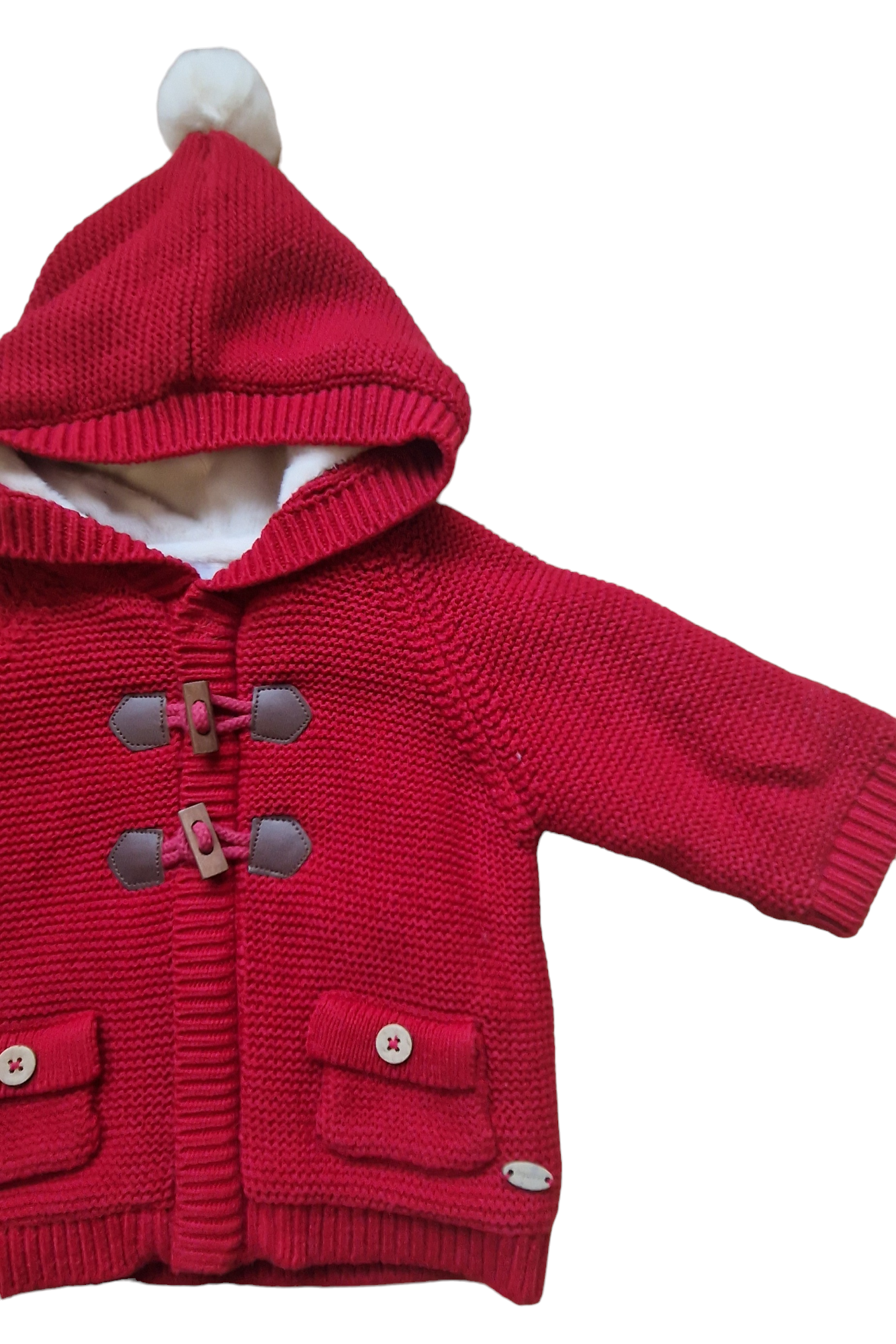 Mayoral Newborn Boys Knitted Toggle Coat