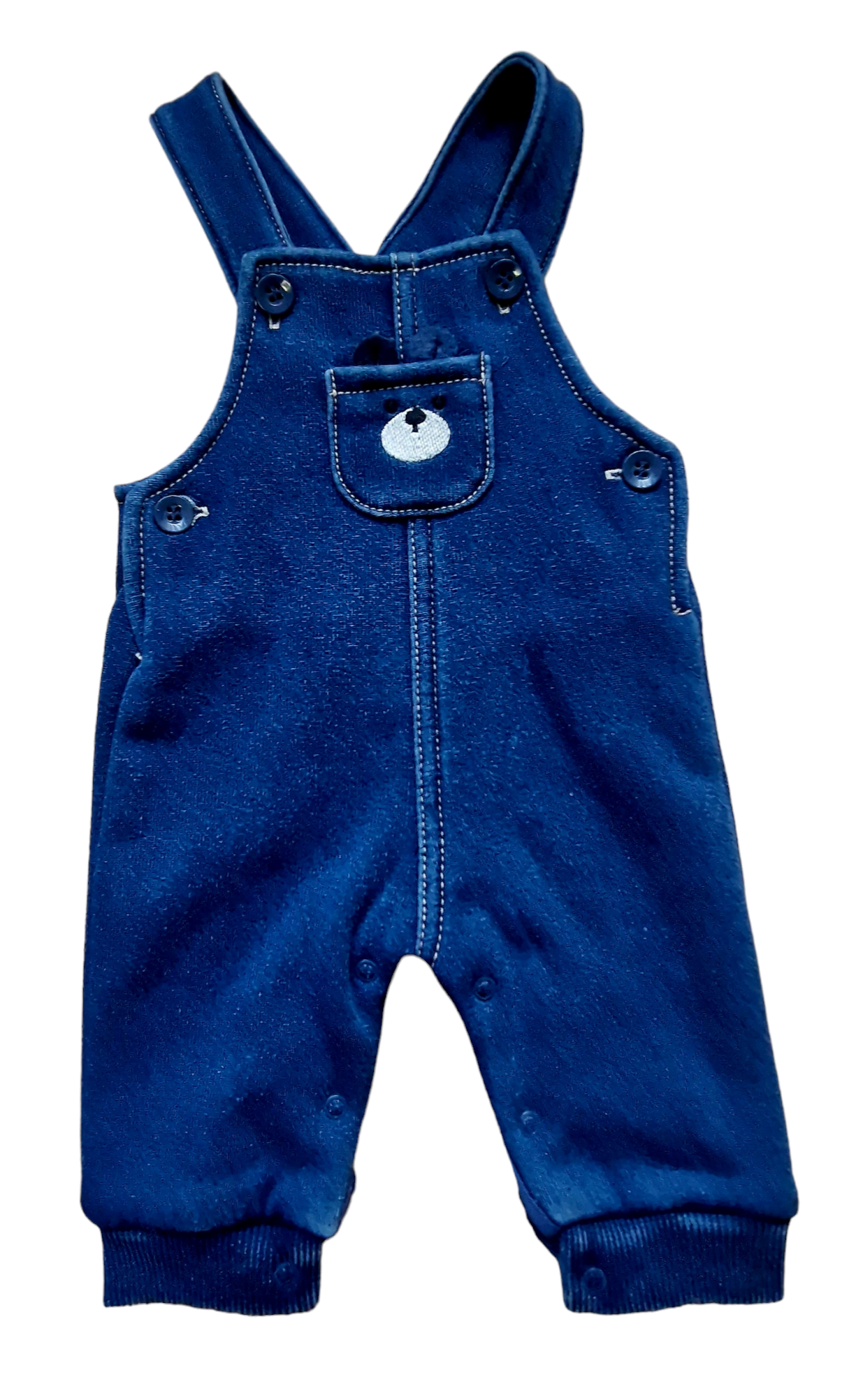 Mayoral Newborn Boys Bold Print Dungaree Set