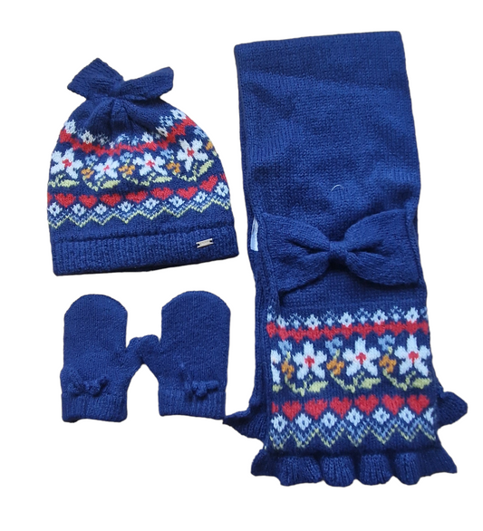 Mayoral 12 Month Girls Hat & Scarf Set