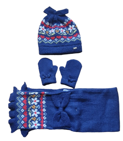 Mayoral 12 Month Girls Hat & Scarf Set