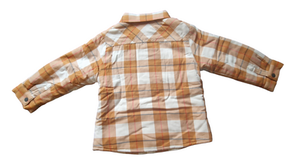 Mayoral Boys Age 12 Months Lined Long-Sleeved Check Shirt