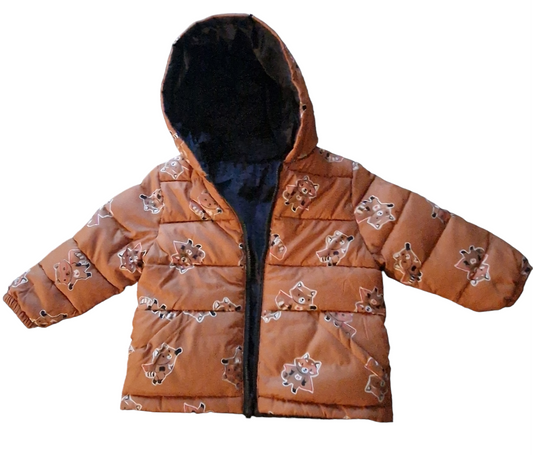 Mayoral 12 Month Boys Water-Resistant Reversible Printed Jacket