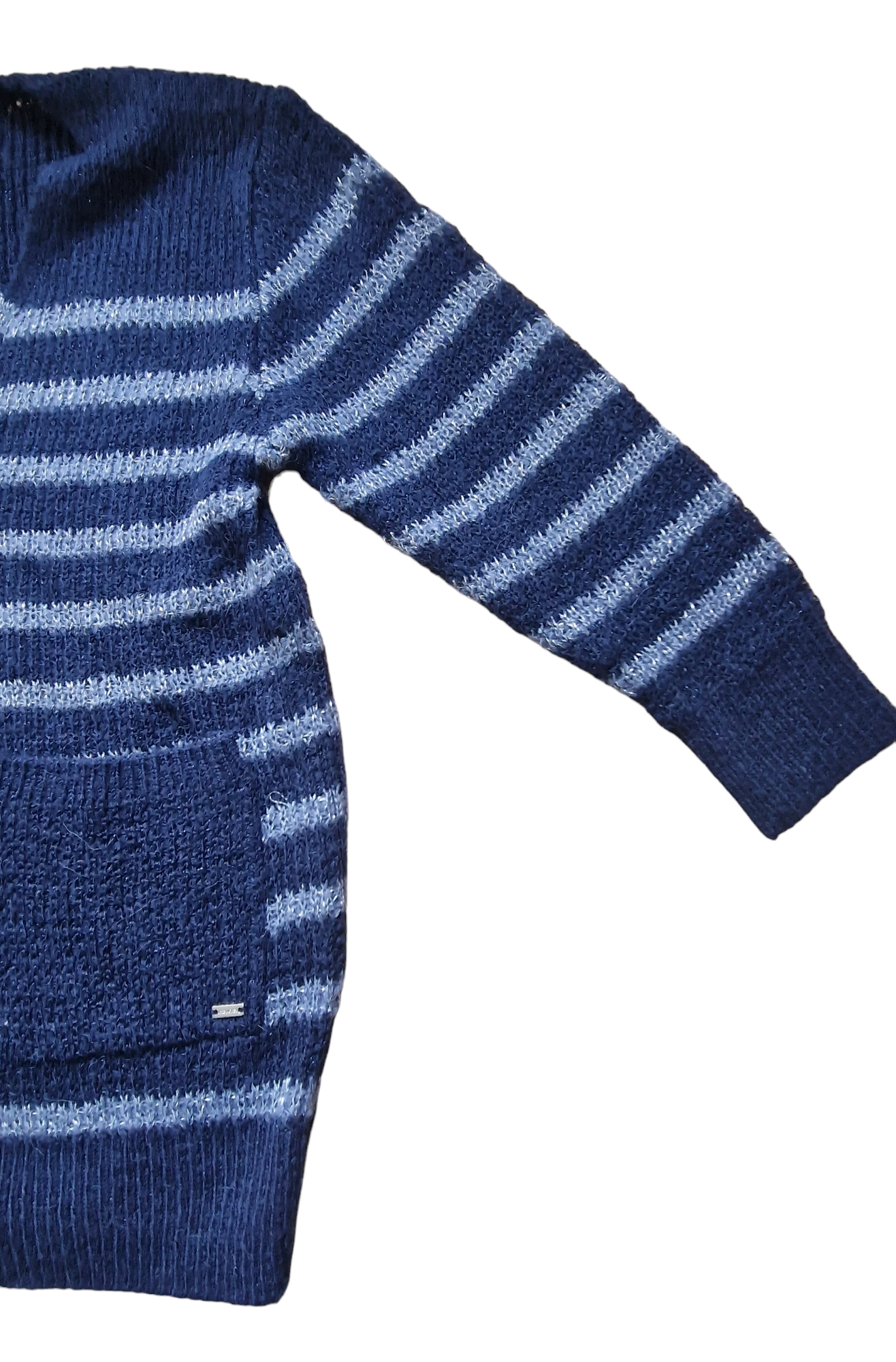 Mayoral Girls Age 8 Knitted Long-line Cardigan