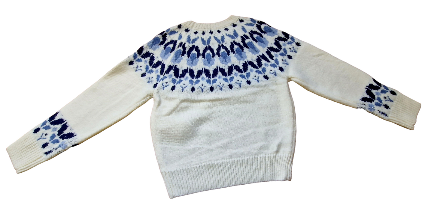 Mayoral Girls Age 8 Jacquard Knitted Jumper