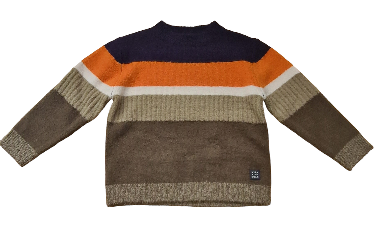 Mayoral Age 4 Boys Striped Knitted Jumper