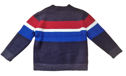 Mayoral Age 4 Boys Striped Knitted Jumper