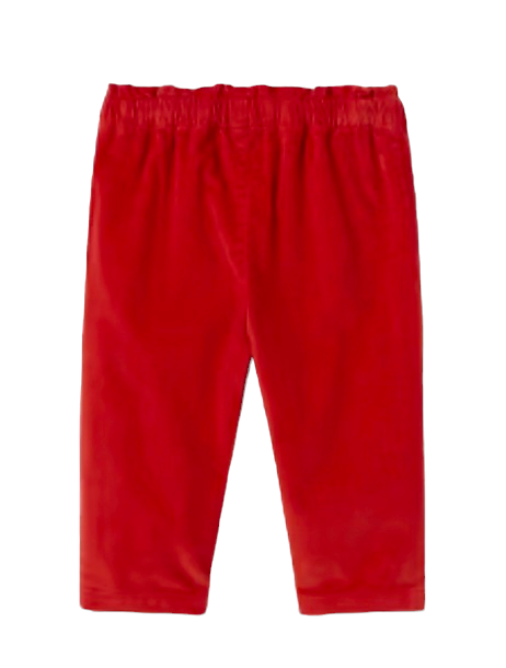 Mayoral 12 Month Girls Blood Orange Slouchy Cord Trousers