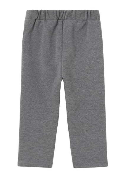 Mayoral 12 Month Girls Grey Marl Straight Leg Trousers