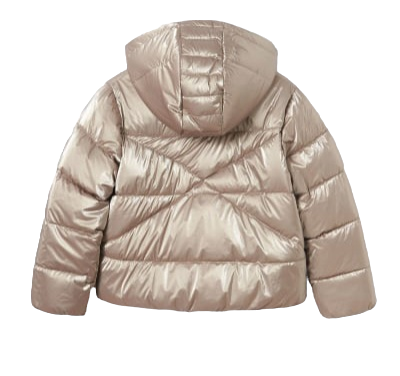 Mayoral Girls Age 8 Shiny Gold Padded Jacket