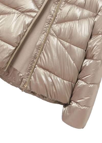 Mayoral Girls Age 8 Shiny Gold Padded Jacket