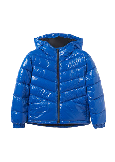 Mayoral Girls Age 8 Shiny Blue Padded Jacket