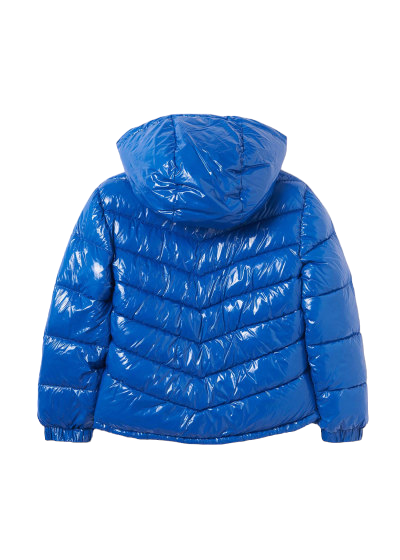 Mayoral Girls Age 8 Shiny Blue Padded Jacket