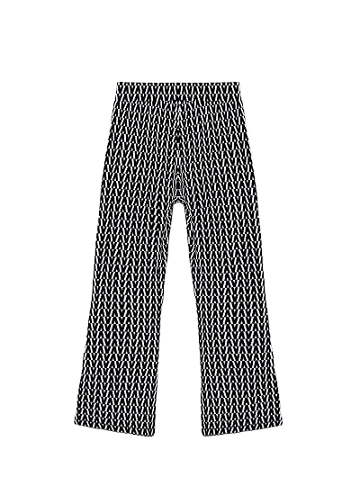 Mayoral Girls Age 8 Jacquard Knit Boot Flare Trousers