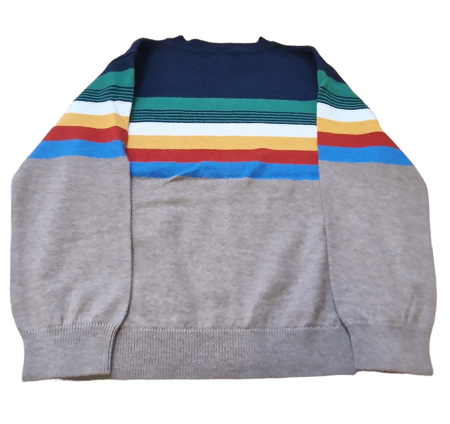 Mayoral Age 4 Boys Striped Soft Knit Sweater