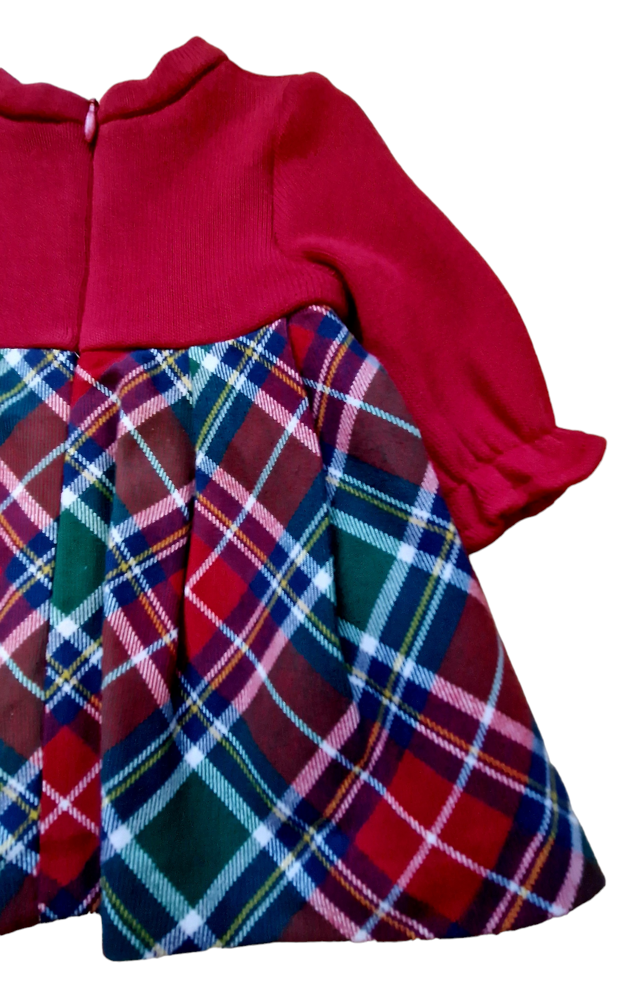 Mayoral Newborn Girls Tartan  Dress