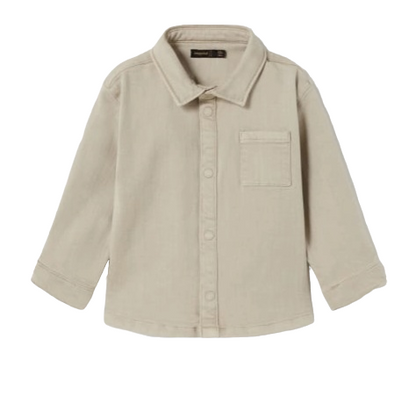 Mayoral 12 Month Boys Long Sleeved Heavy Cotton Shirt