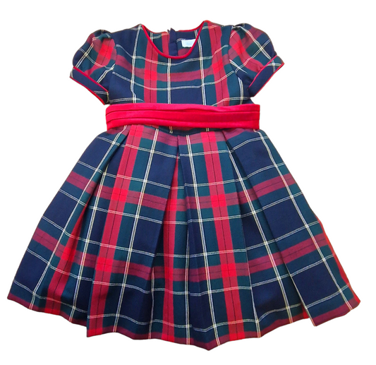 Abel & Lula Tartan Dress Age 4