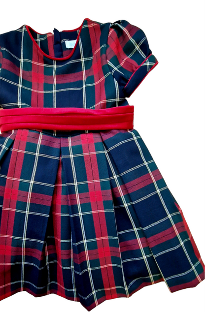 Abel & Lula Tartan Dress Age 4