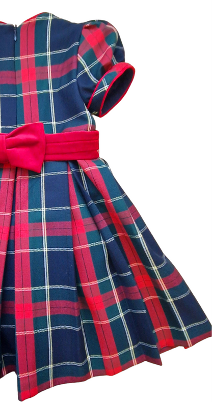 Abel & Lula Tartan Dress Age 4