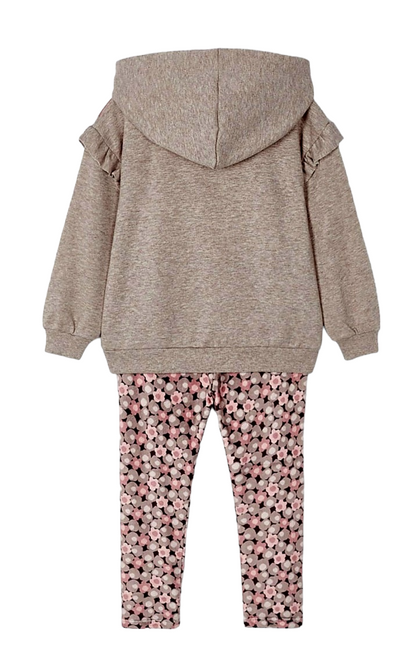 Mayoral Girls Age 4 Glittery Hoodie & Super Soft Leggings Set