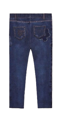 Mayoral Girls Age 4 Denim Print Leggings