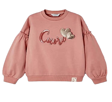 Mayoral Girls Age 4 Sequin Sweatshirt