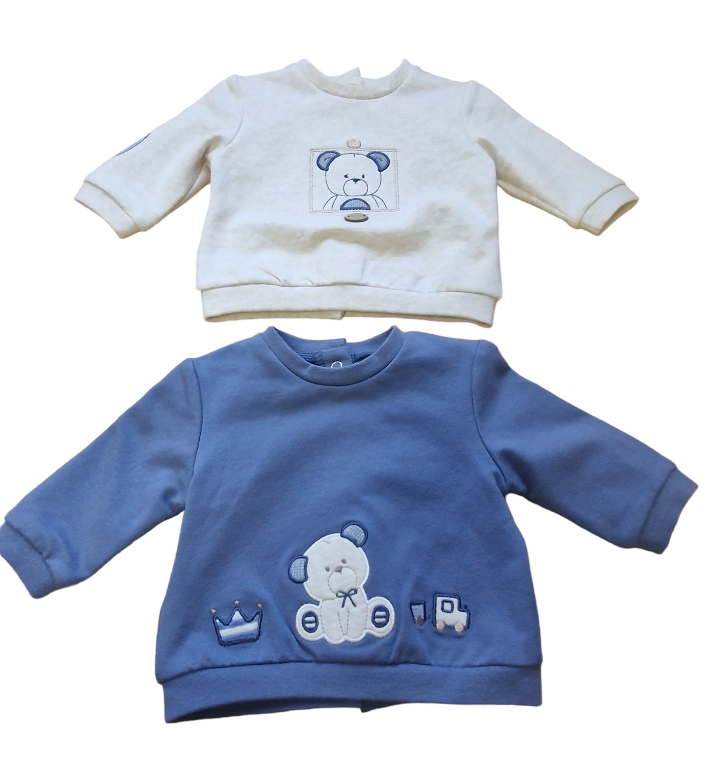 Mayoral Newborn Boys Four-Piece Mix and Match Set With Teddy Theme