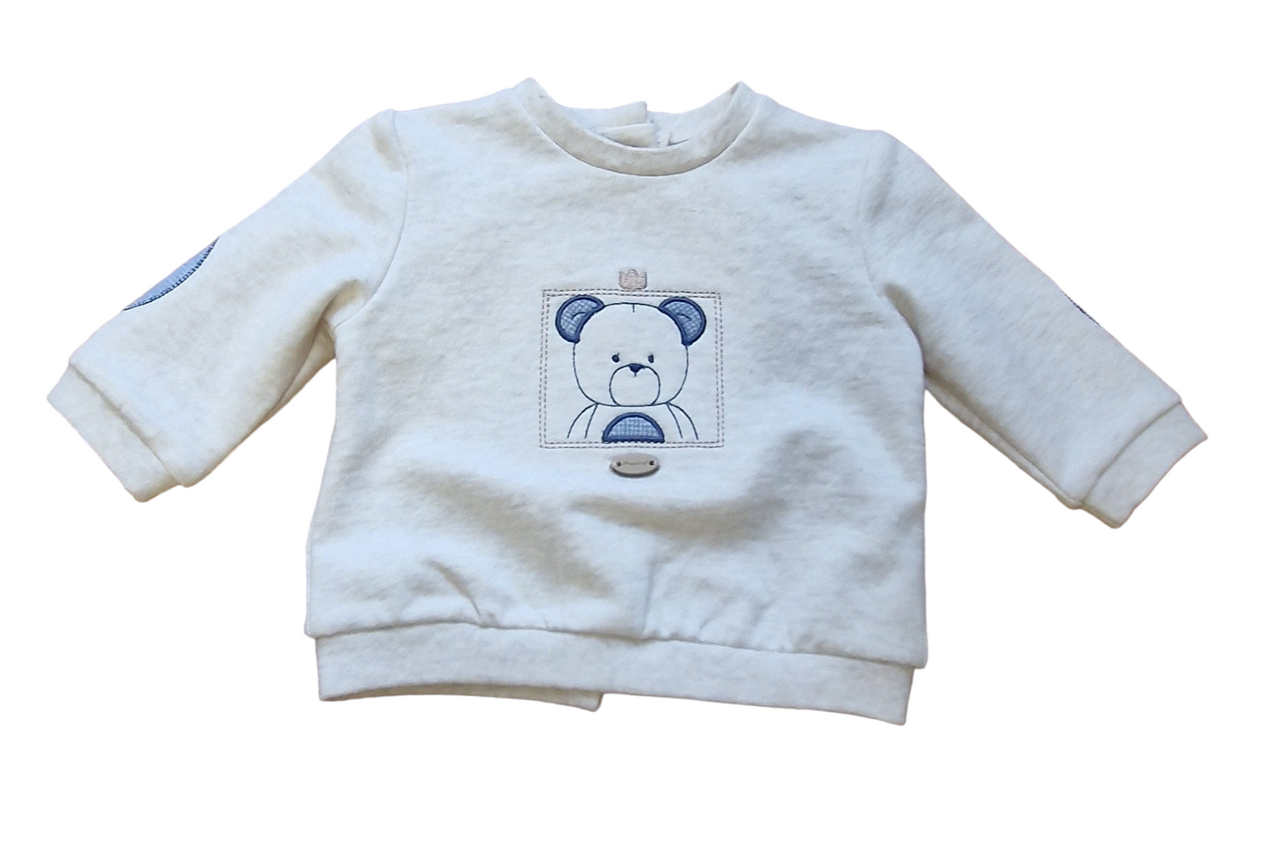 Mayoral Newborn Boys Four-Piece Mix and Match Set With Teddy Theme