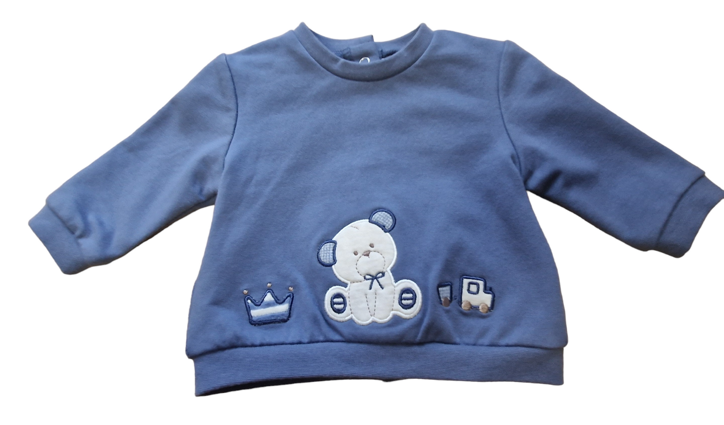 Mayoral Newborn Boys Four-Piece Mix and Match Set With Teddy Theme