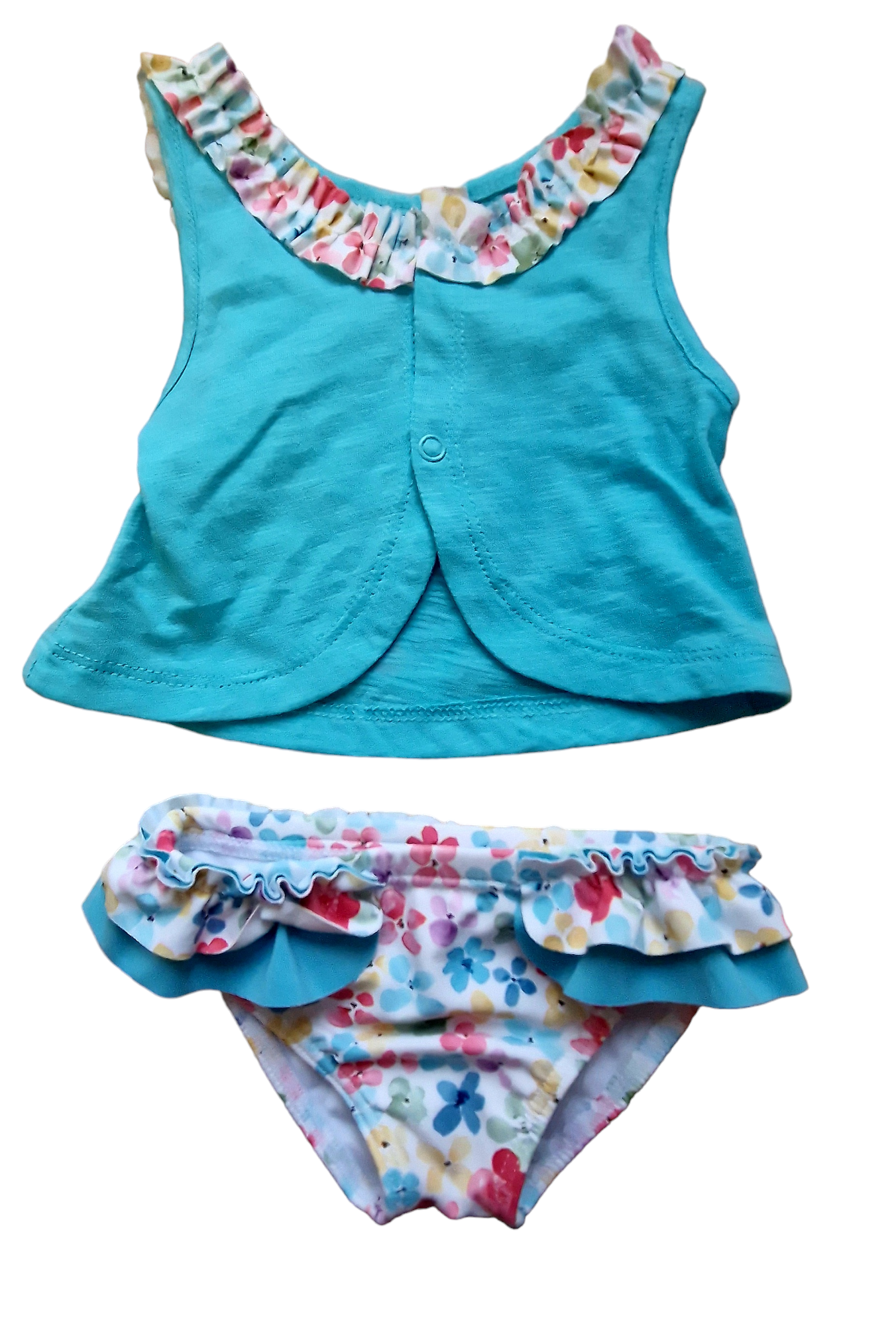 Mayoral Newborn Girl Three-Piece Swimsuit