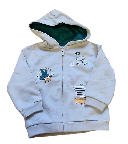 Mayoral 12 Month Boys Hooded Top With Interactive Print