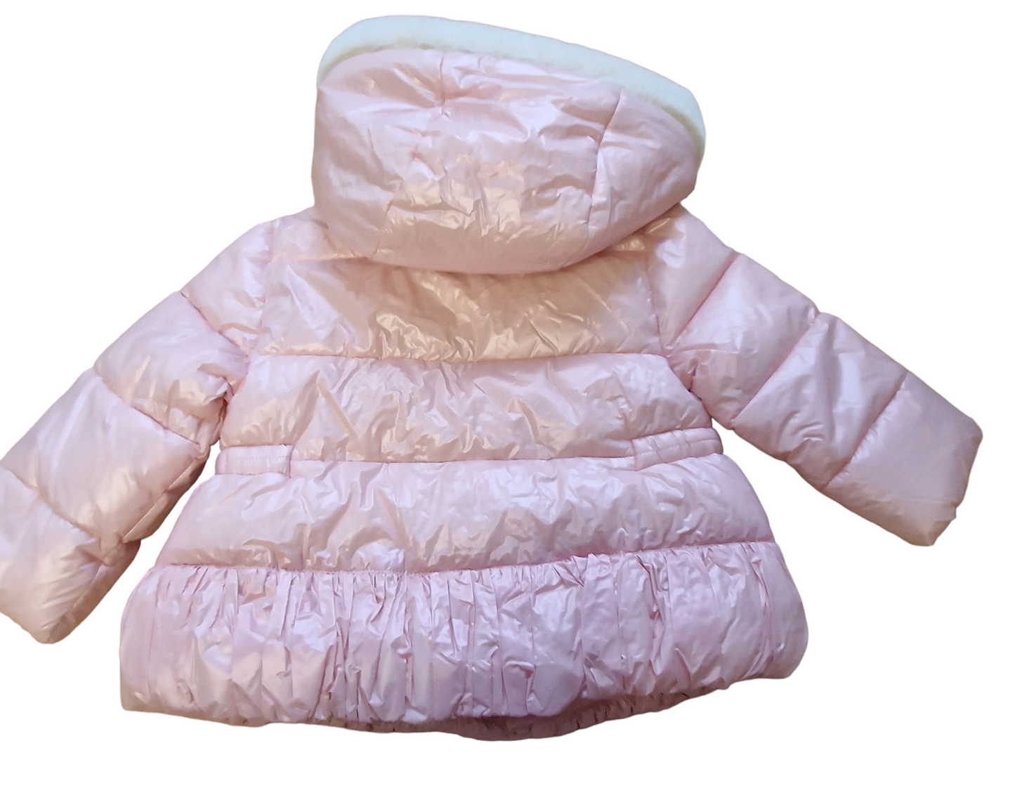 Mayoral Age 12 Months Candy Metallic Pink Puffer Jacket