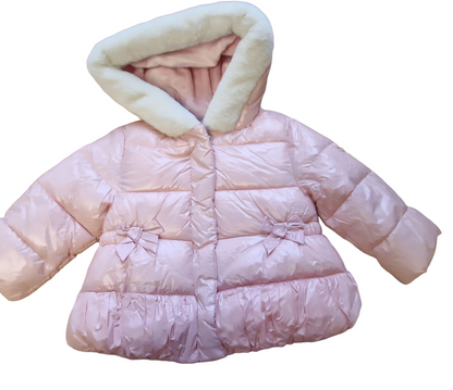 Mayoral Age 12 Months Candy Metallic Pink Puffer Jacket