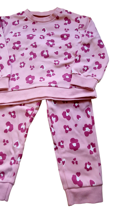 Mayoral Two-Piece Cotton Pyjamas/ Loungewear Set Girls Age 12 Months