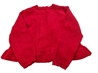 Mayoral 12 Month Girls Red Knitted Cardigan