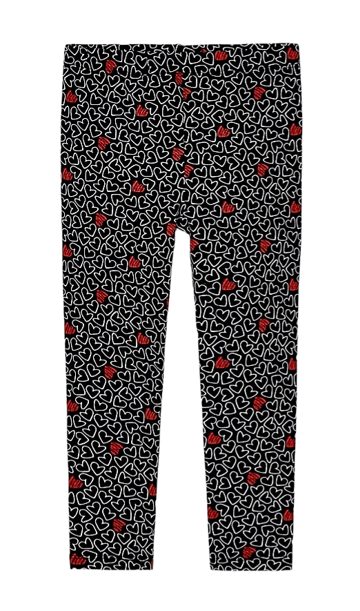 Mayoral Girls Age 4 Heart Print Leggings