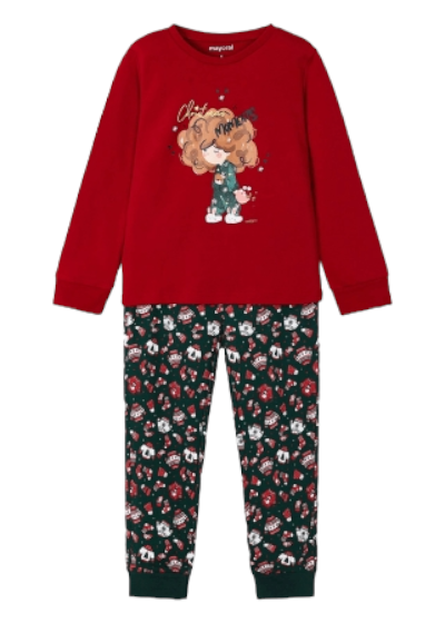 Mayoral Girls Age 4 Christmas Pyjamas Set