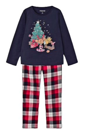 Mayoral Girls Age 4 Christmas Pyjamas Set In bag