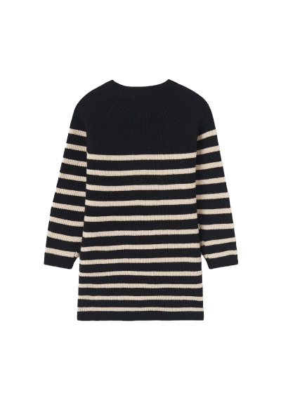 Mayoral Girls Age 8 Striped Knit Jumper Dress