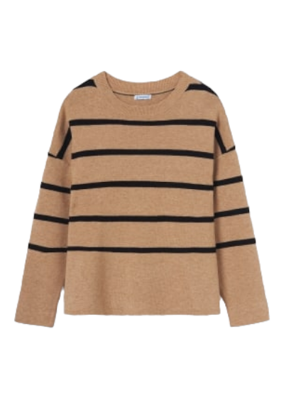 Mayoral Girls Age 8 Striped Knit Jumper