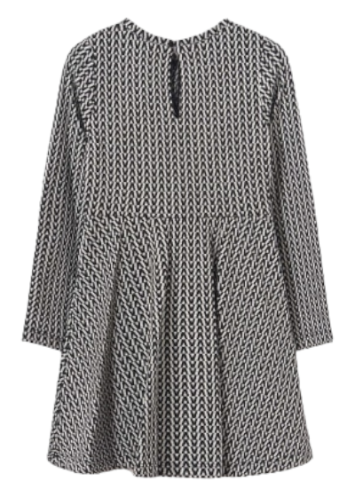 Mayoral Girls Age 8 Houndstooth Jacquard Dress