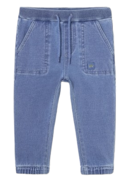 Mayoral Boys Age 12 Soft Cotton Jogger Jeans