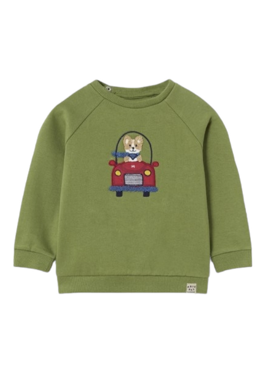 12 Month Boys Embroidered Jumper