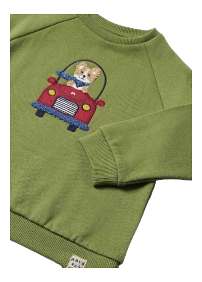 12 Month Boys Embroidered Jumper