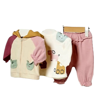 Mayoral Newborn Girls Three-Piece Outfit