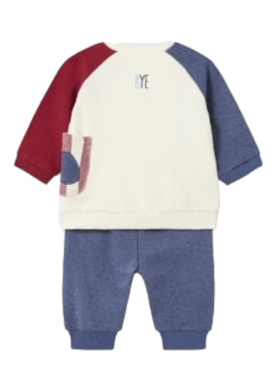 Mayoral Newborn Boys Four-Piece Mix and Match Set With Embroidered Motif